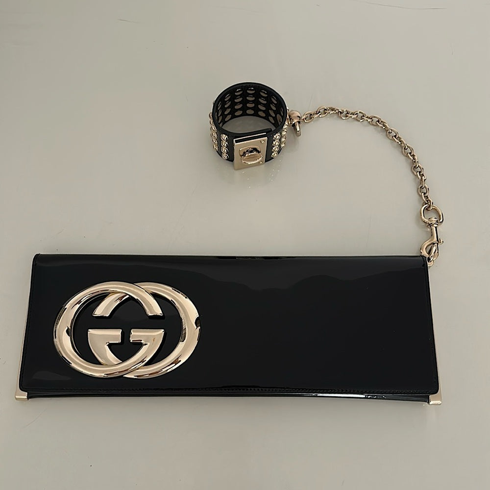 Gucci 2006 Runway Studded Clutch Bag
