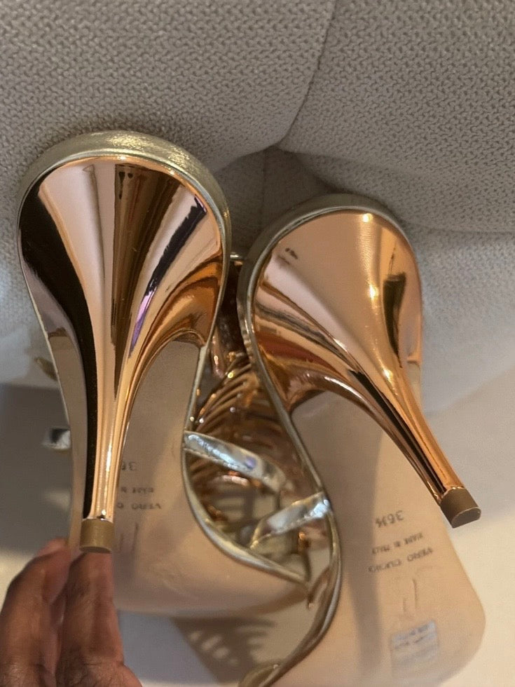 Giuseppe Zanotti Fishbone Heels Brand New - 36.5/37