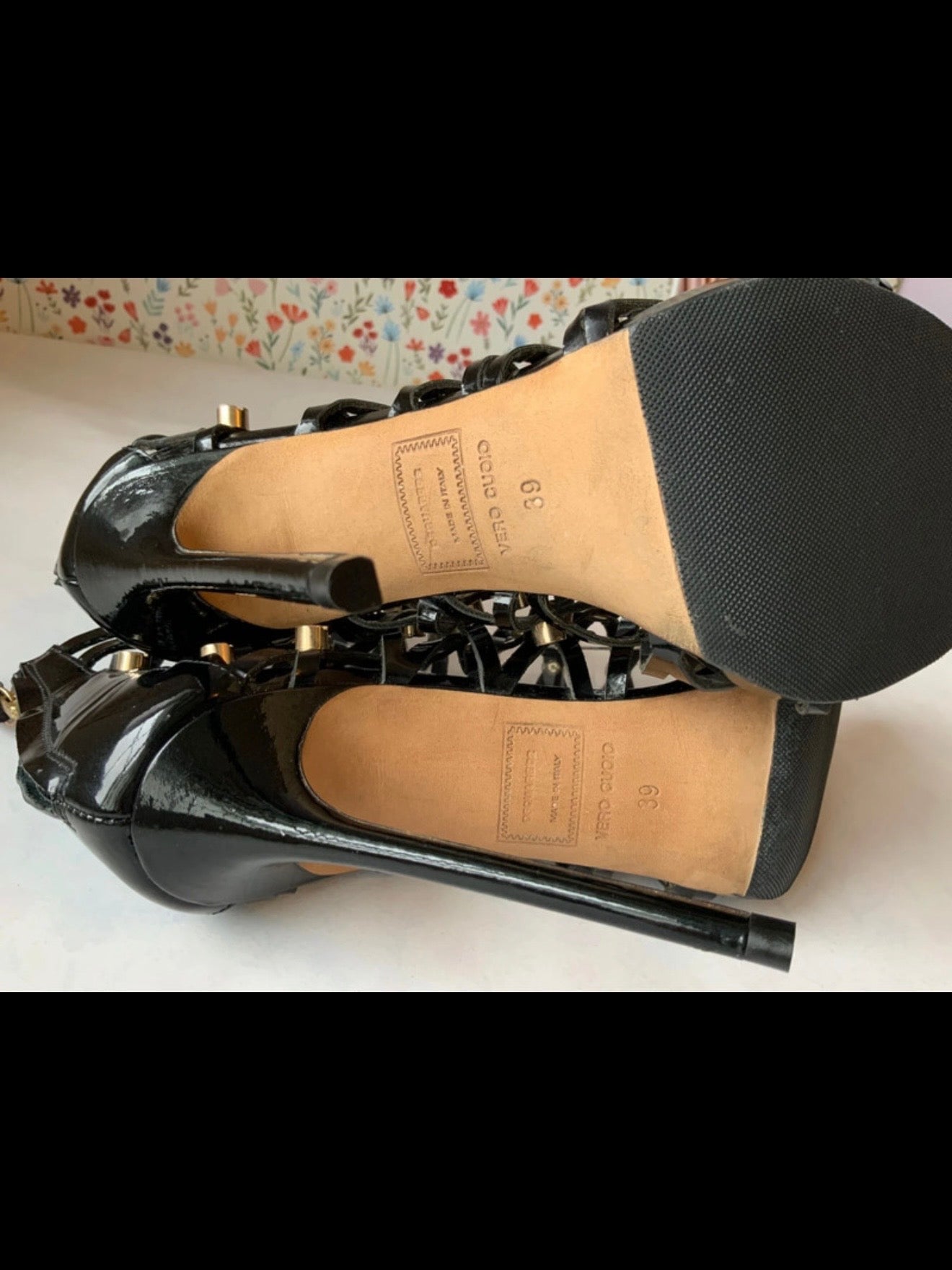 Dsquared2 Studded Cage Heels -38.5/39