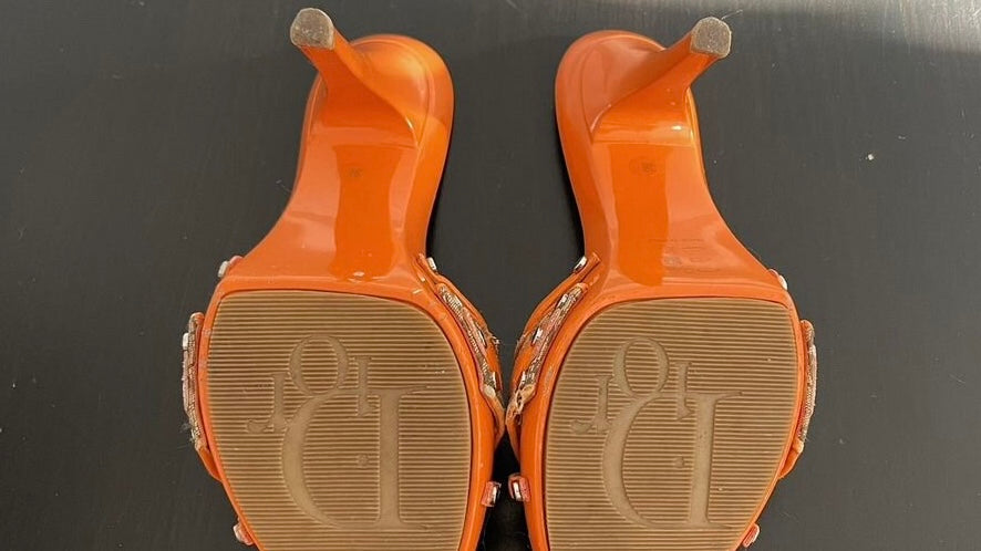 Dior Monogram Heels - 36