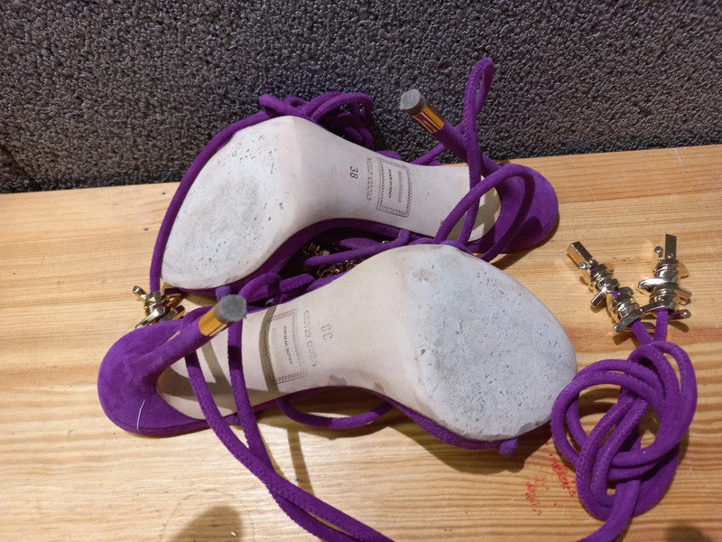 Dsquared2 Barbed Wire Heels Purple - 38