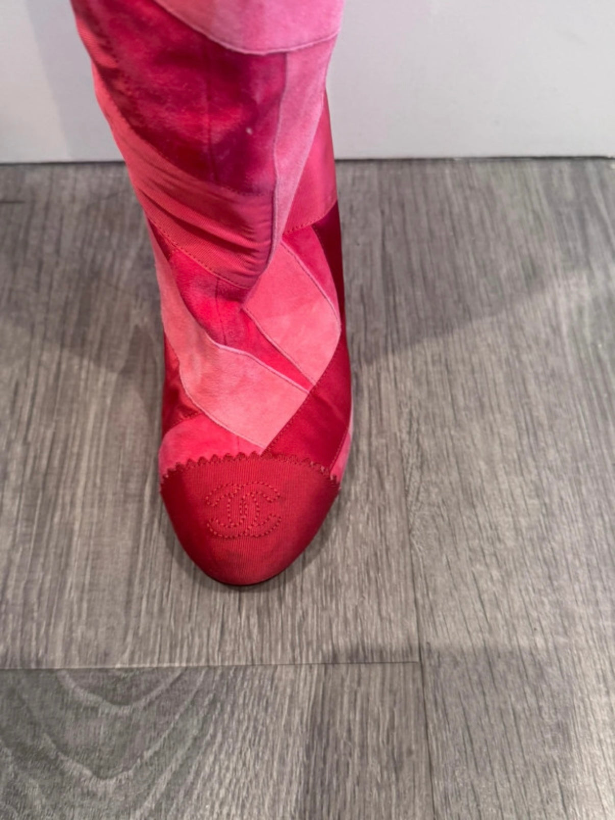 Chanel Patchwork Boots - 36