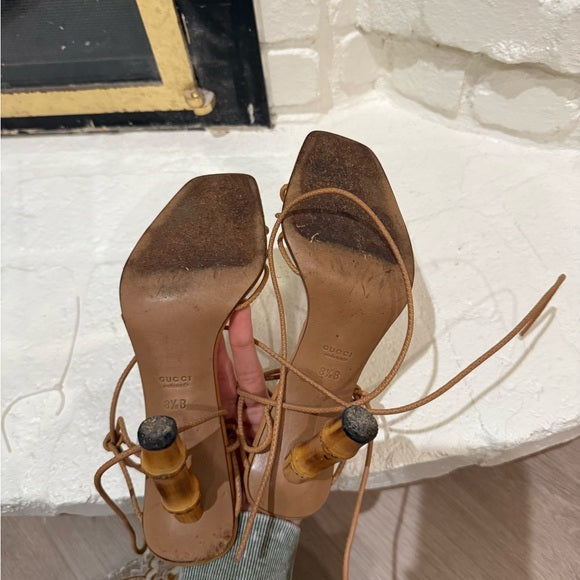 Gucci by Tom Ford Bamboo Heels - 38.5/39