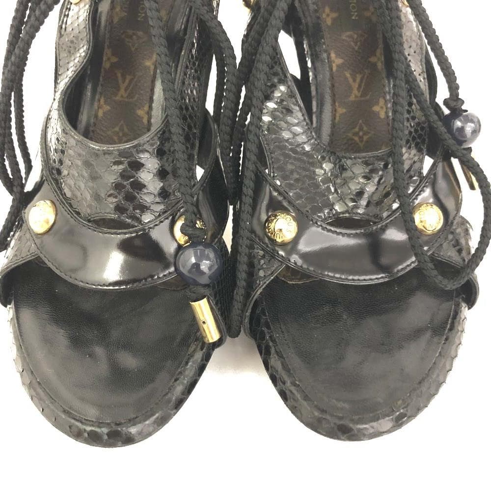 Louis Vuitton Python Spicy Heels - 37.5/38