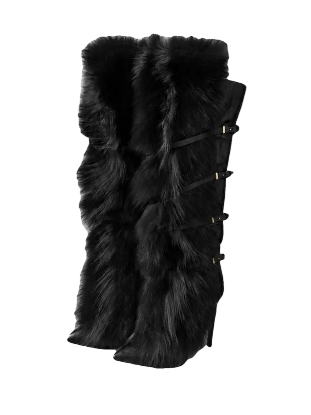 Roberto Cavalli Fox Fur Boots - 36