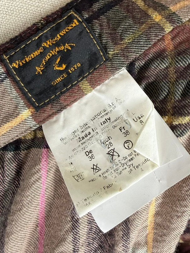 Vivienne Westwood 2009 Anglomania Plaid Set - S