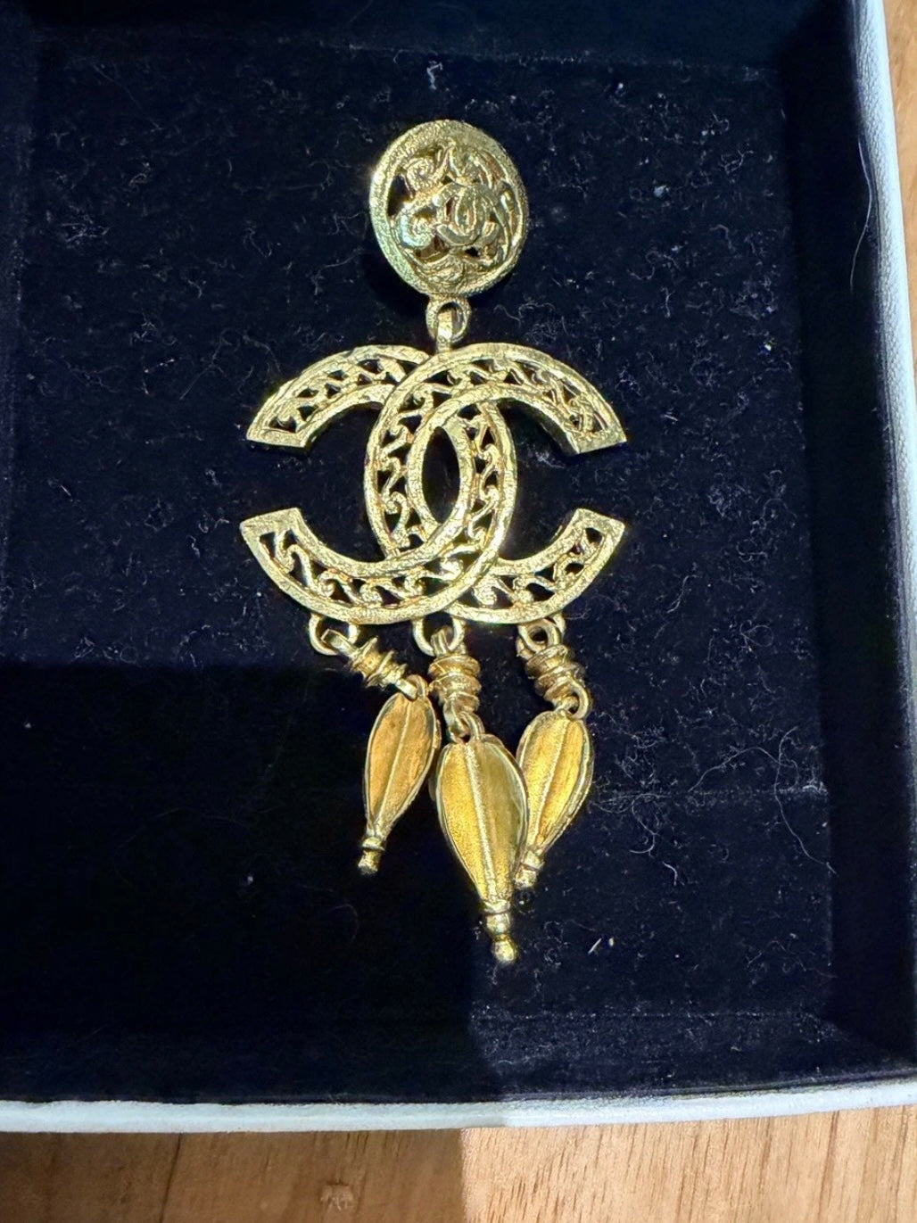 Chanel Vintage Dangle Earrings