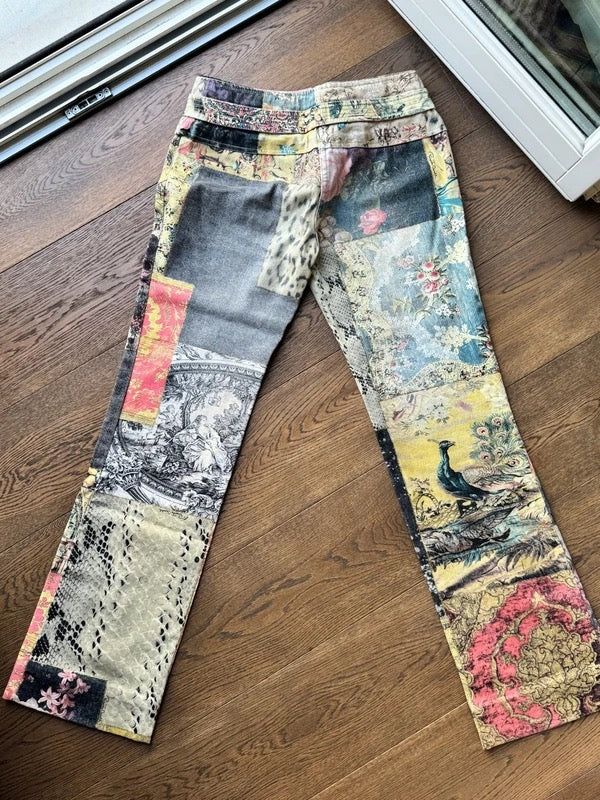 Roberto Cavalli Patchwork Jeans - S