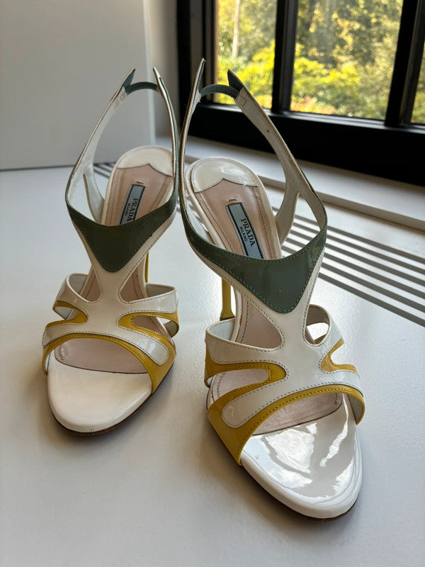 Prada Flame Heels - 38.5