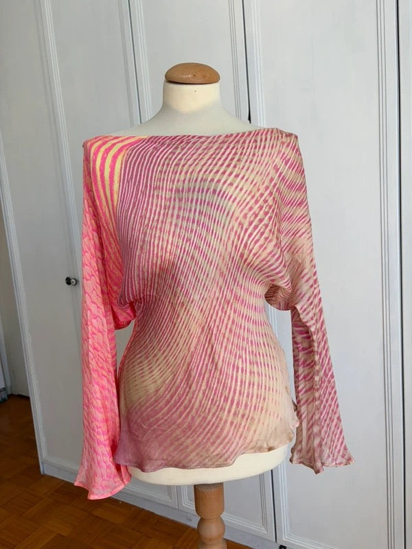 Roberto Cavalli psychedelic print blouse - S