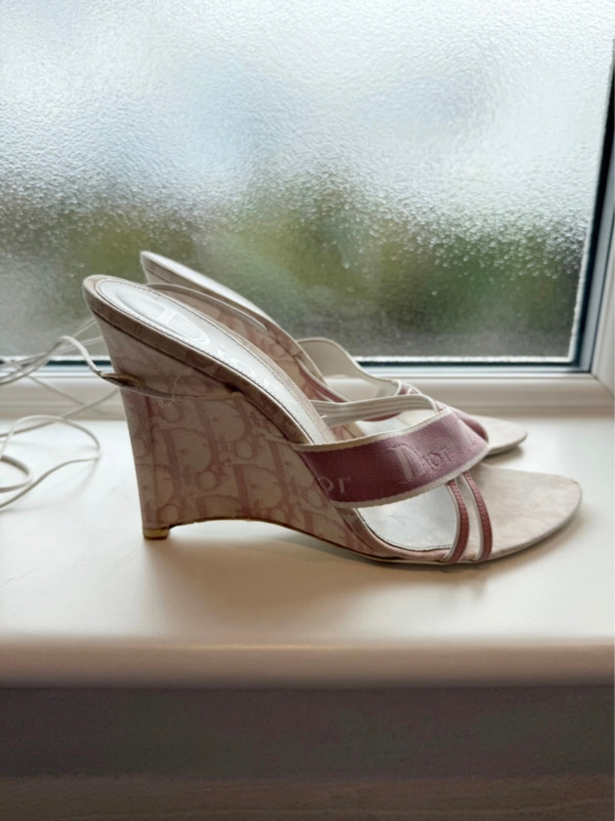 Dior Trotter Monogram Wedges - 40.5
