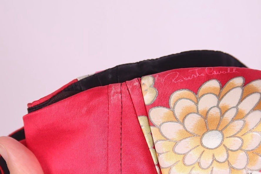 Roberto Cavalli 2008 Floral Silk Corset - S