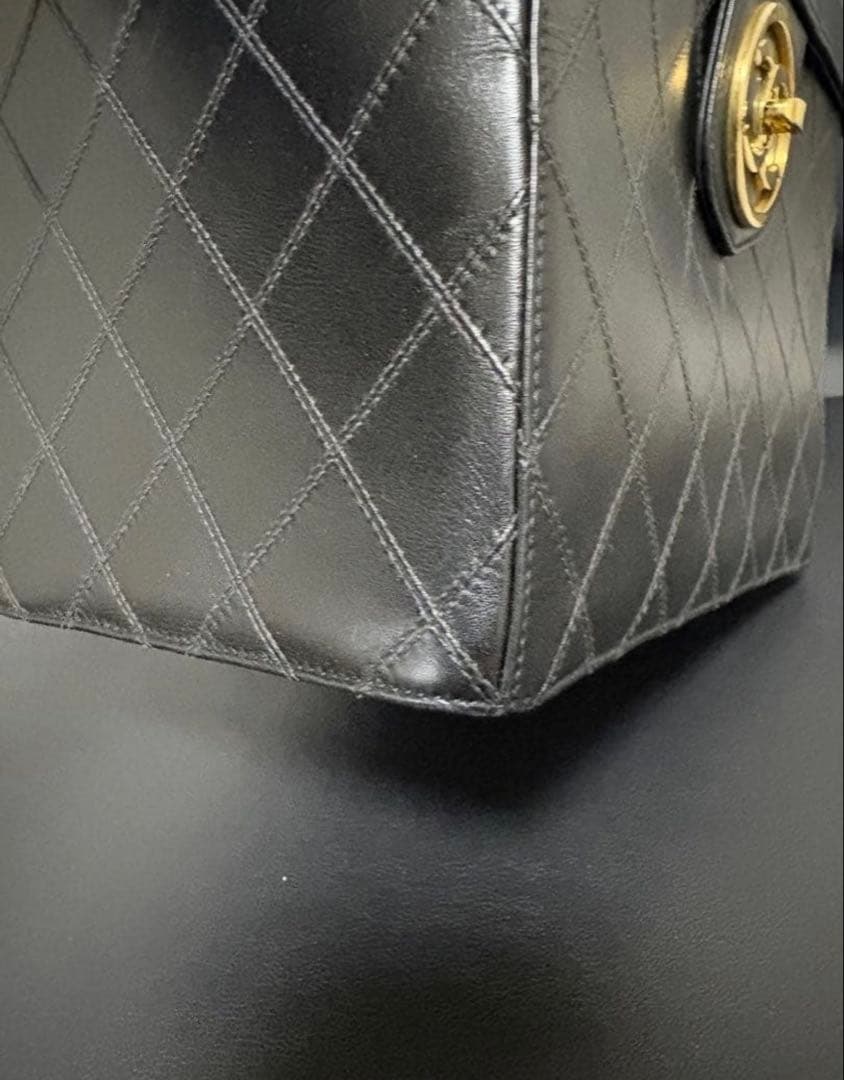 Chanel 1990s Quilted Vanity Box with Strap