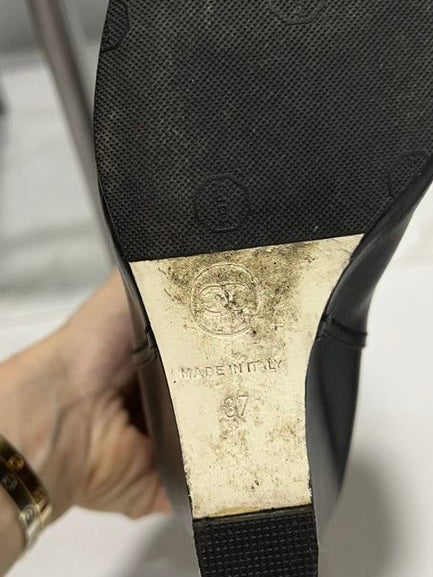 Chanel CC Logo Diamanté Boots - 37