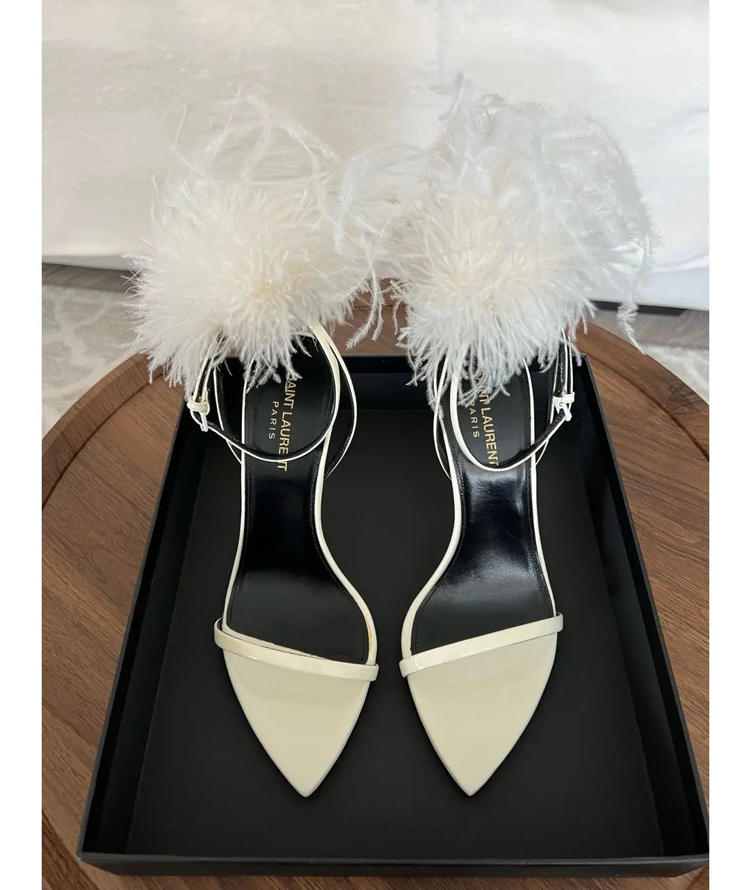 Saint Laurent Feather Heels - 38.5