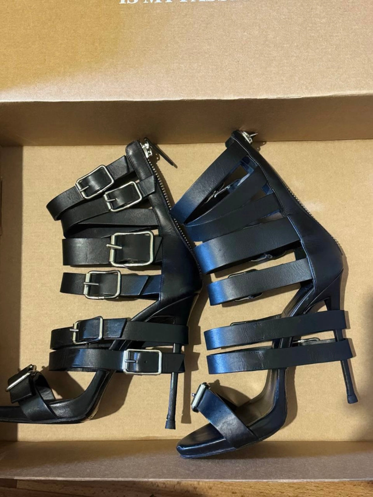 Giuseppe Zanotti Cuff Gladiator Heels - 38