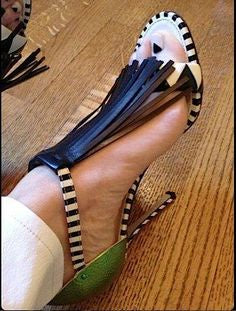 Sergio Rossi Single Fringe Gladiator Heels - 38