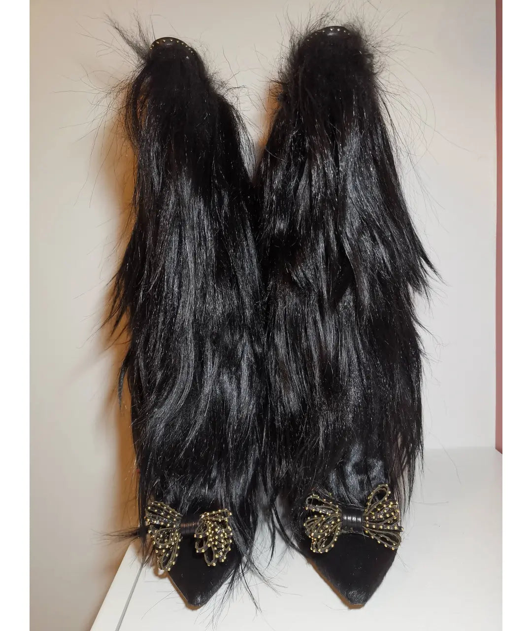 Dsquared2 Fur Bow Boots - 38