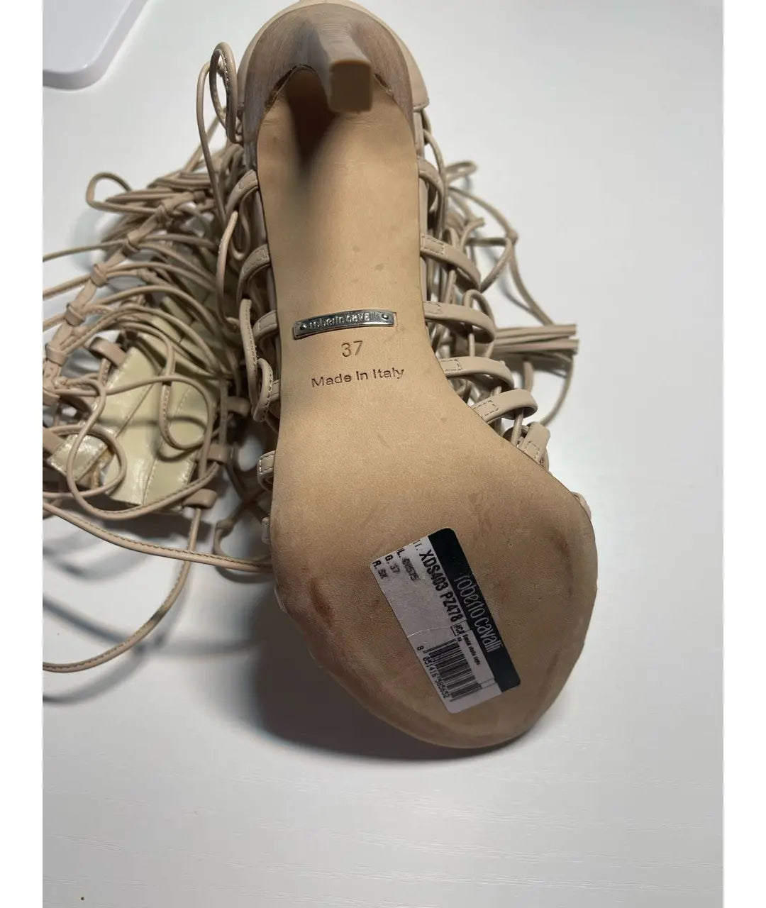 Roberto Cavalli SS 2014 Runway Gladiator Boots Brand New  - 37