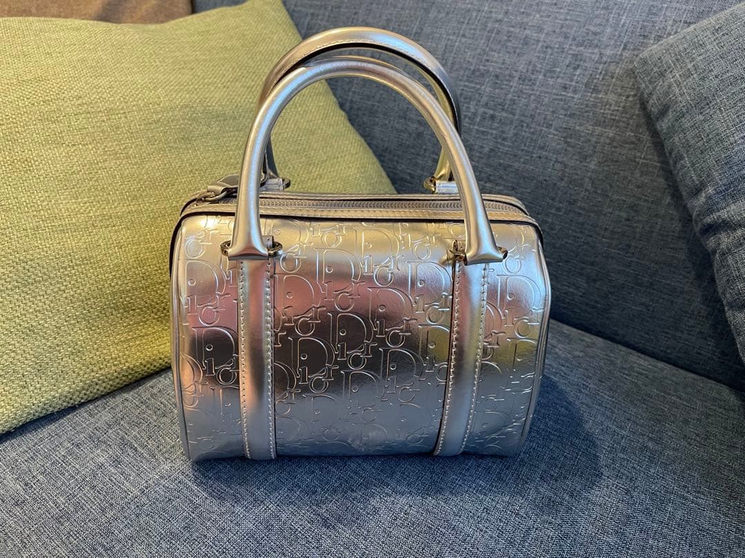 Dior Boston Bag Silver