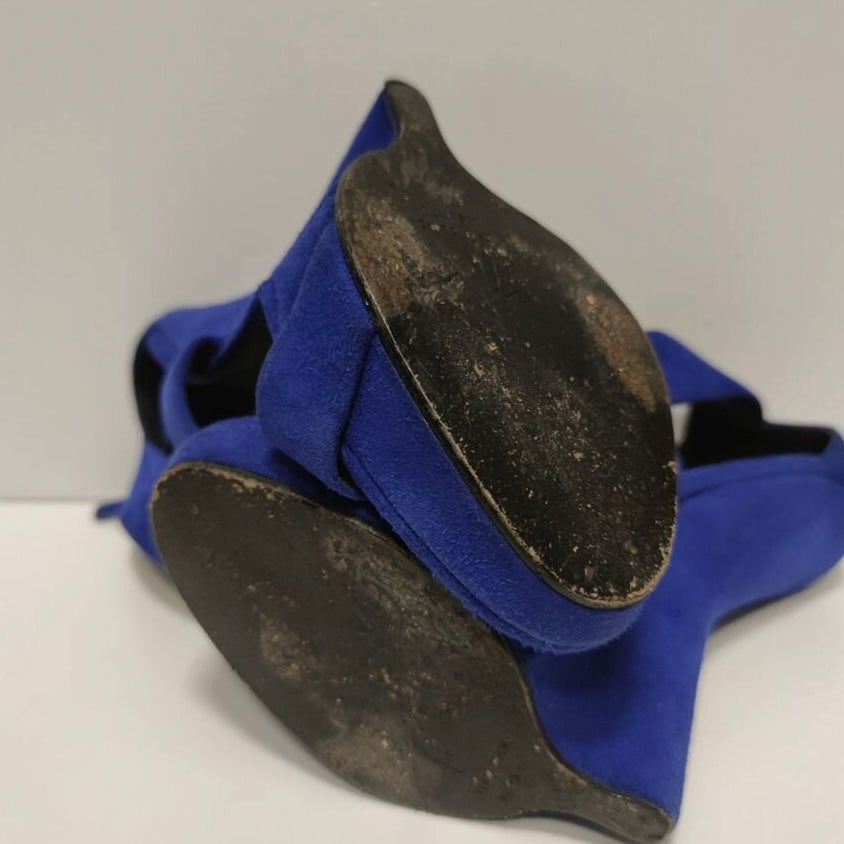 Giuseppe Suede Wedge Heels - 37/37.5