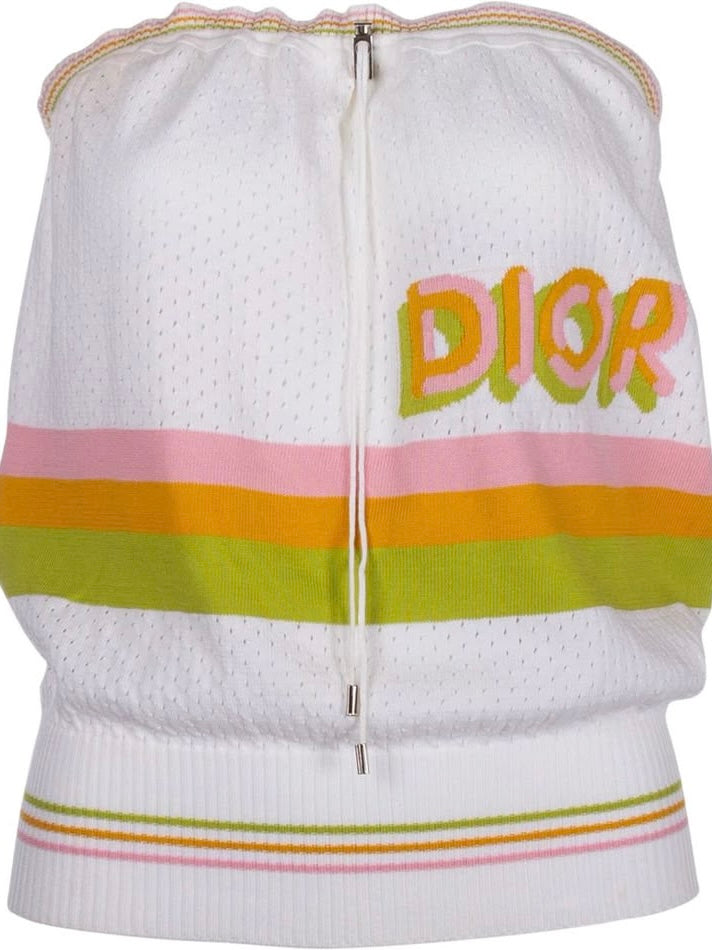 Dior Galliano Tube Top - XS/S