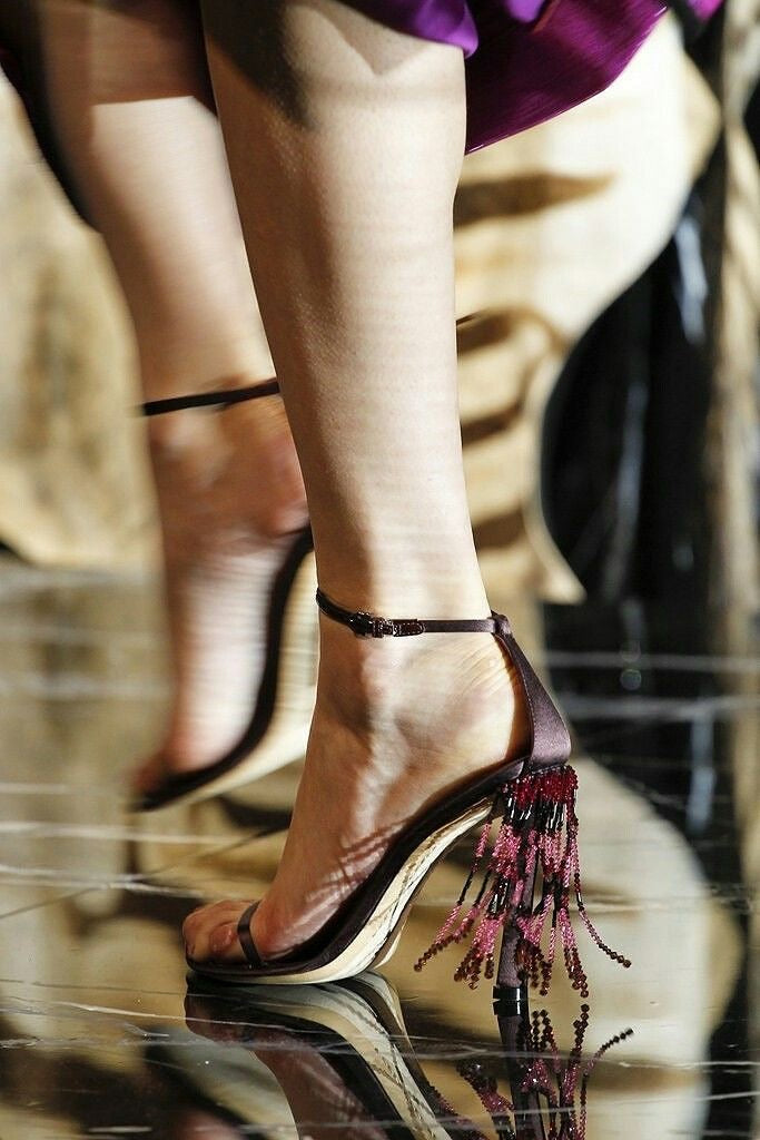 Louis Vuitton 2011 Runway Beaded Chandelier Heels Brand New - 38.5