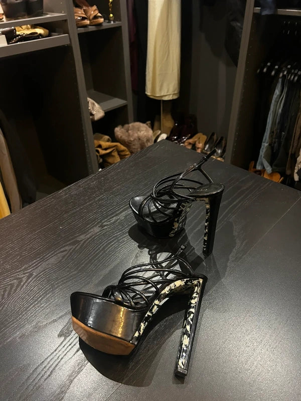 Casadei Marble Heels - 40