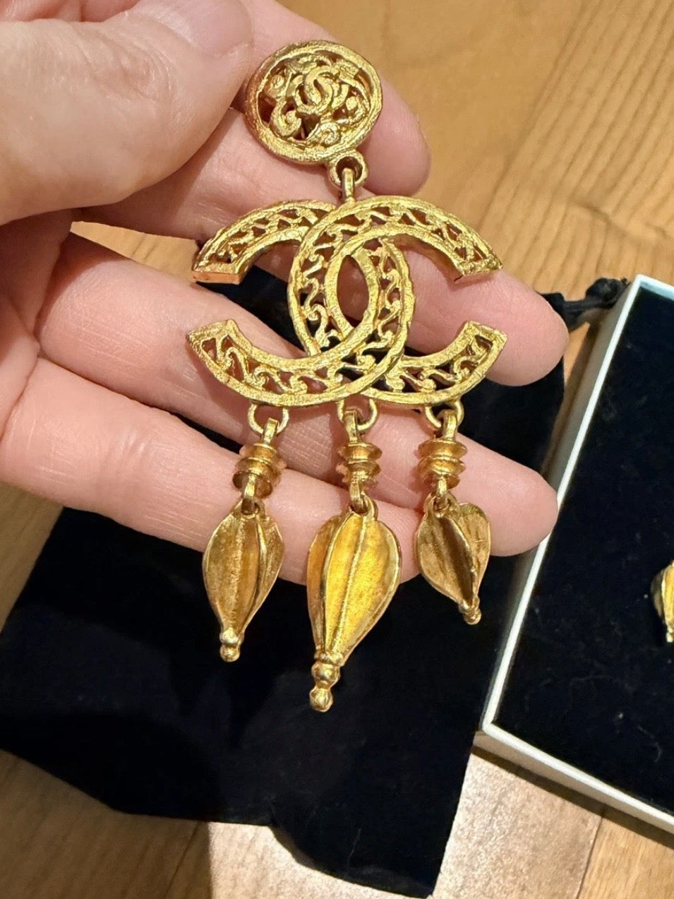 Chanel Vintage Dangle Earrings