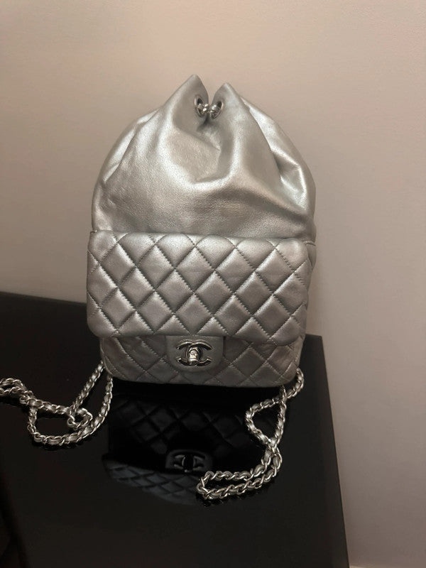 Chanel Seoul Lambskin Metallic Backpack