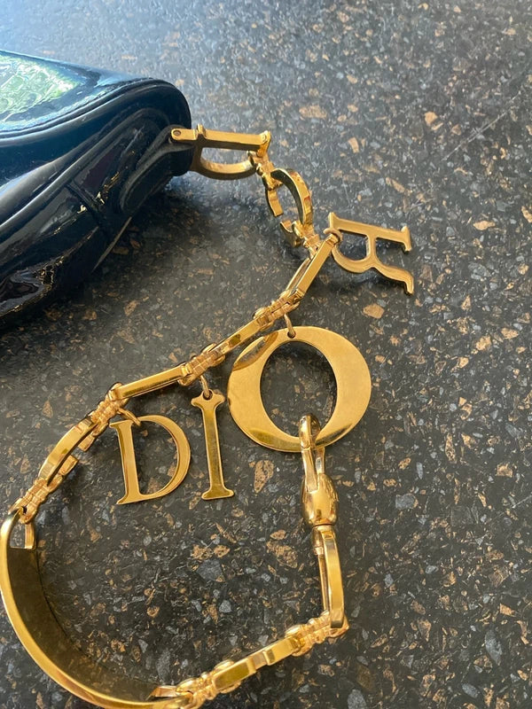 Dior Galliano Mini Saddle Charm Wristlet Bag/Clutch