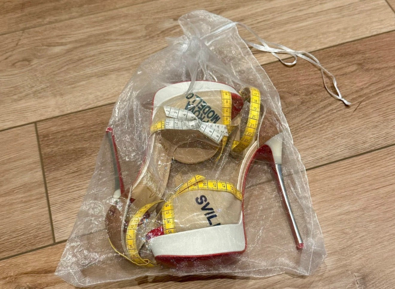 Christian Louboutin Measuring Tape Heels Limited Edition Collectors Item Brand New - 37.5