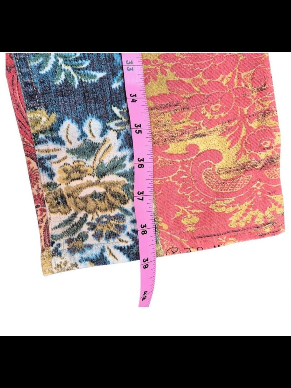 Roberto Cavalli Patchwork Jeans - L