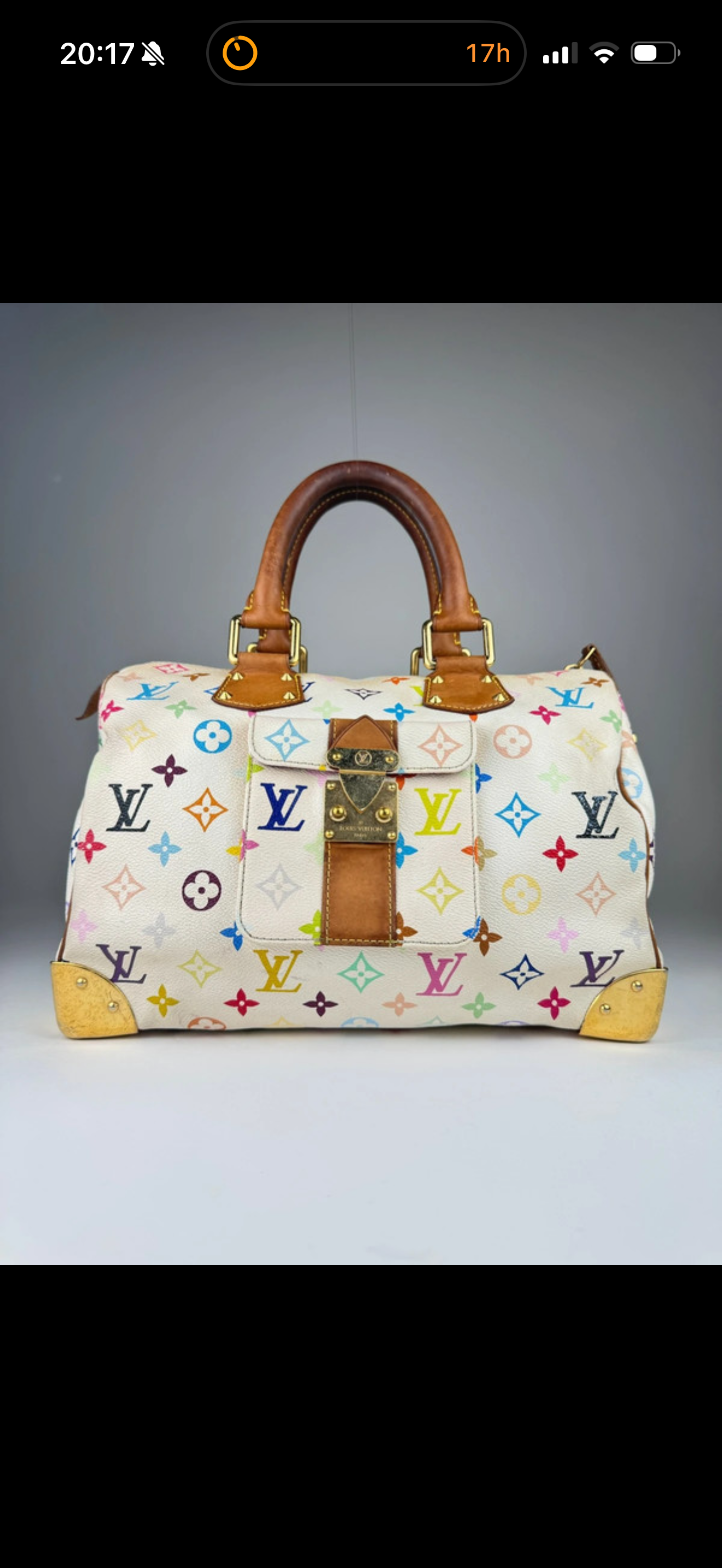Louis Vuitton x Takashi Murakami Speedy 30 Bag