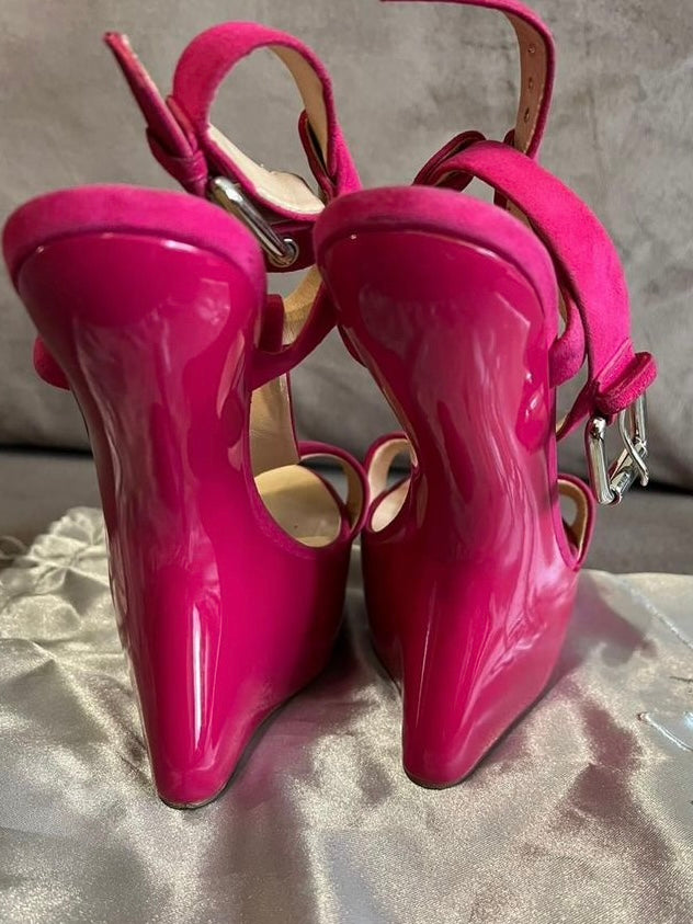 Giuseppe Zanotti T-strap Wedge Heel - 37