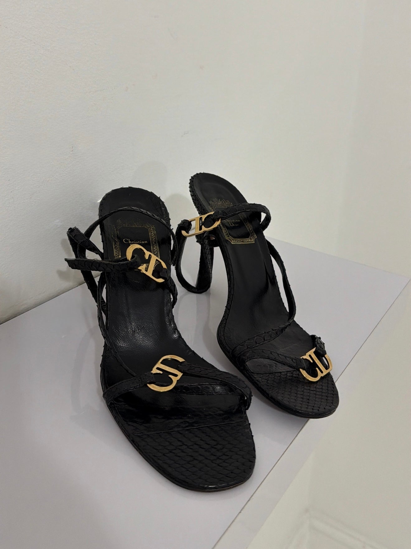 Dior Python CD Heels - 37/37.5