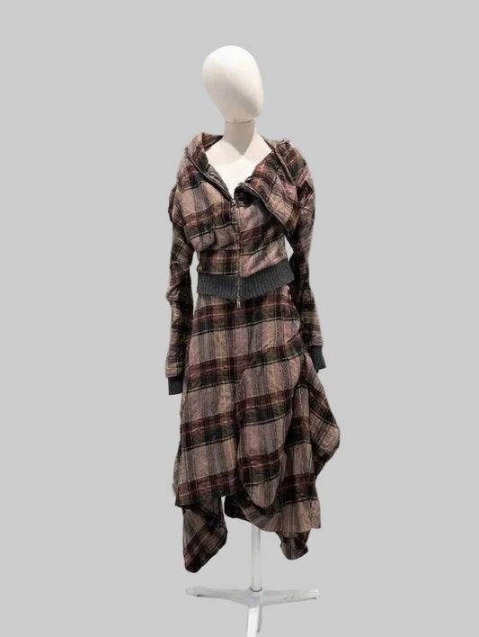 Vivienne Westwood 2009 Anglomania Plaid Set - S