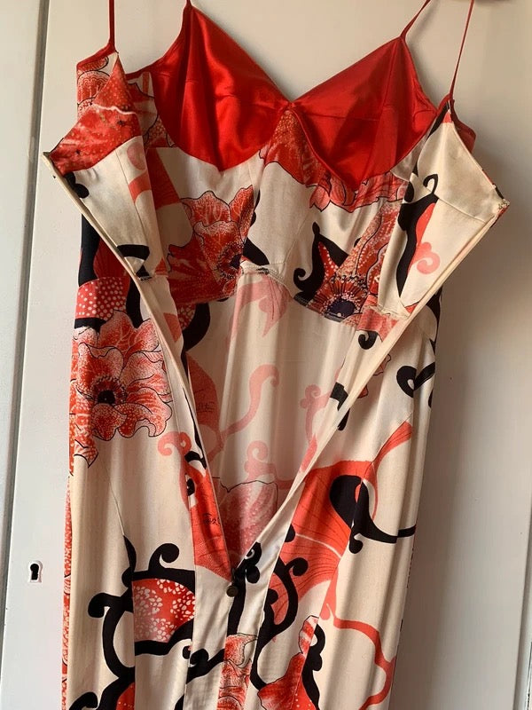 Cavalli Floral Fishtail Dress - S