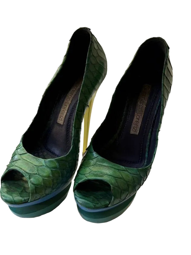 Gianmarco Lorenzi Python Platform Heels - 37