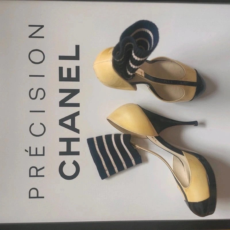 Chanel Ankle Strap Heels - 40