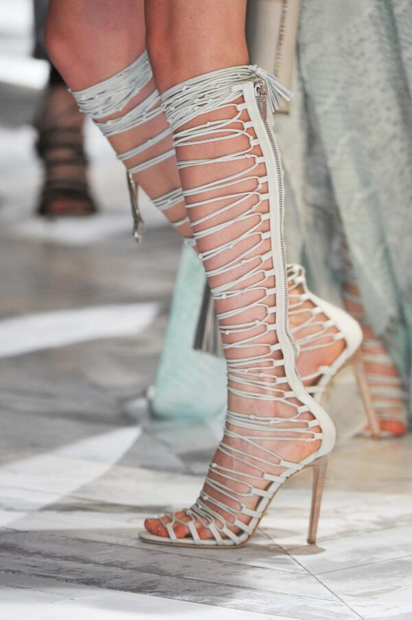 Roberto Cavalli SS 2014 Runway Gladiator Boots Brand New  - 37