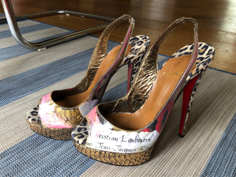 Christian Louboutin Winter Trash Heels - 38.5