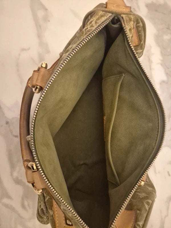 Louis Vuitton Khaki Denim Neo Speedy Bag