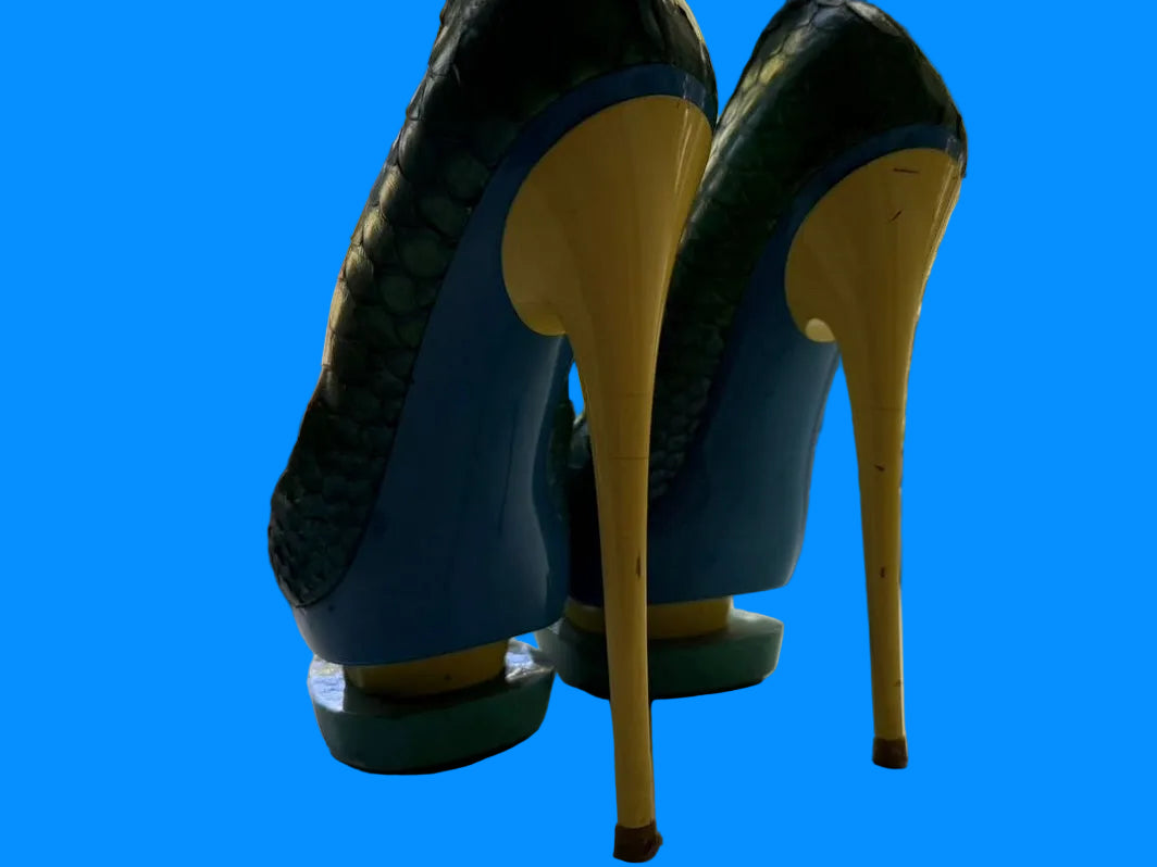 Gianmarco Lorenzi Python Platform Heels - 37