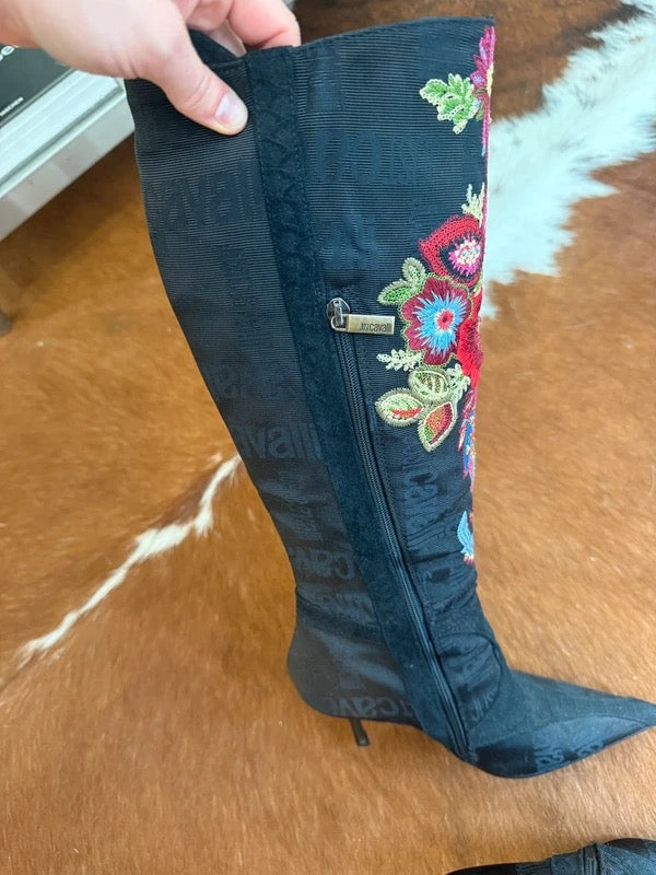 Just Cavalli Embroidered Boots - 37