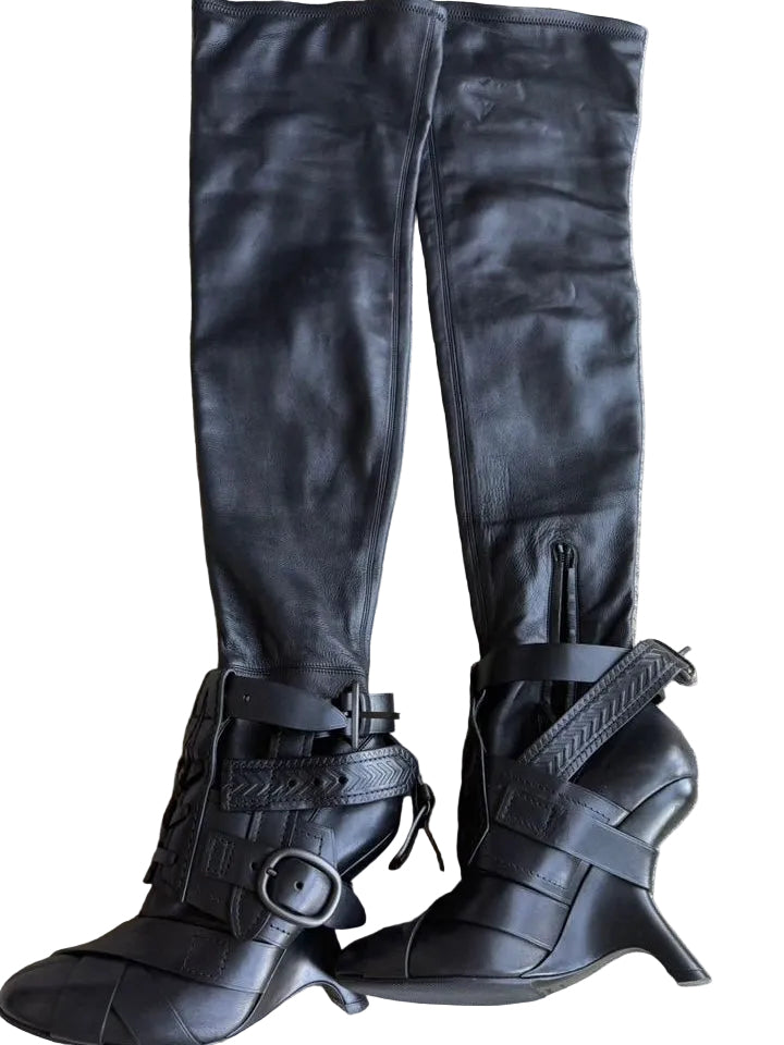 Tom Ford 2016 Gladiator Bondage Buckle Boots - 41