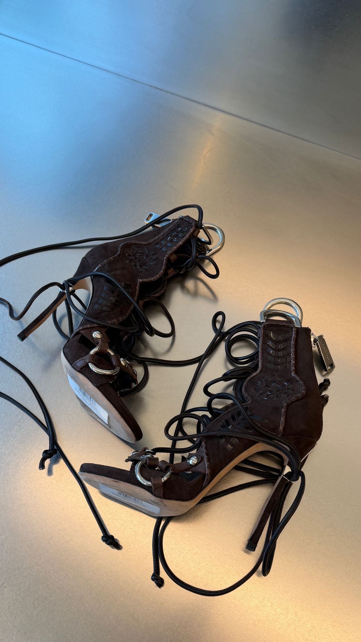 Dsquared2 Gladiator Lace up Heels - 39