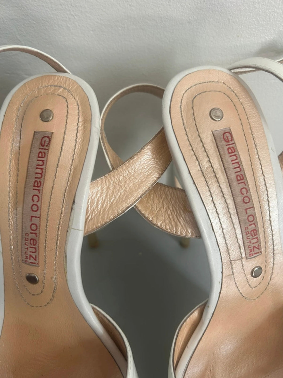 Gianmarco Lorenzo Gold Heel - 40