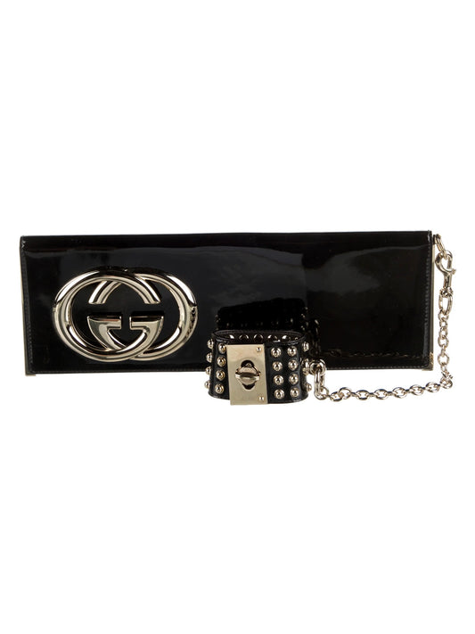 Gucci 2006 Runway Studded Clutch Bag