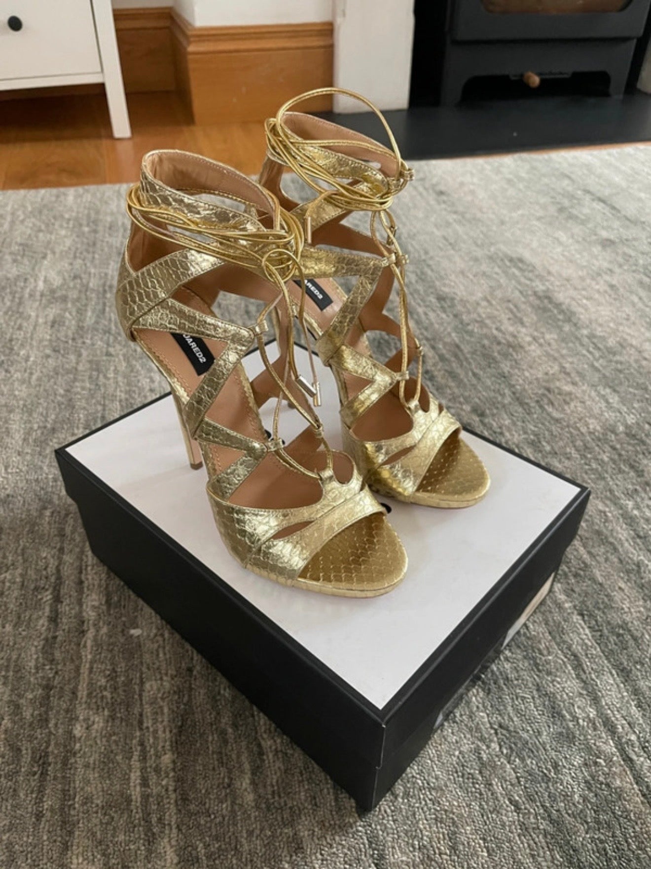 Dsquared2 Lace Up Heels Brand New - 40